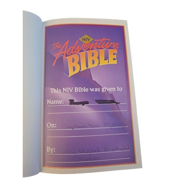 NIV Adventure Bible Hardcover By Zonderkidz New International Version - Picture 8 of 8